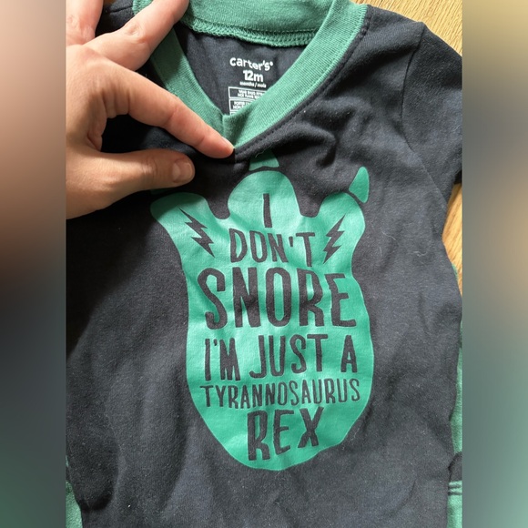 Dinosaur carters pajamas for boys - Picture 2 of 4